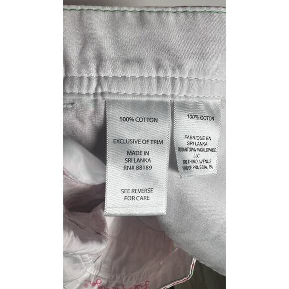 Lilly Pulitzer Shorts Womens Size 00 The Buttercup Scallop Hem‎ Flamingo Print - Picture 7 of 8